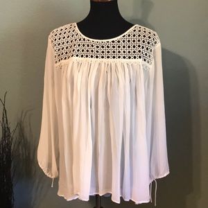 White Long Sleeve Blouse